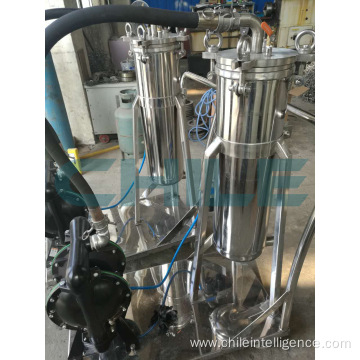Filter car with stainless steel tank